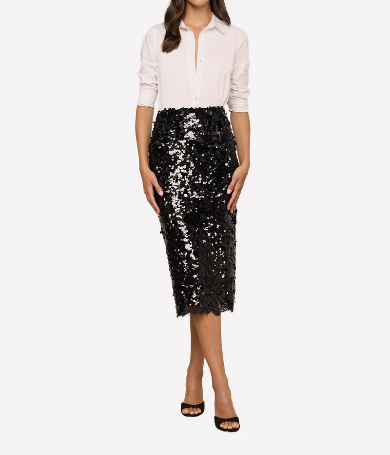 Makena Pencil Skirt In Black