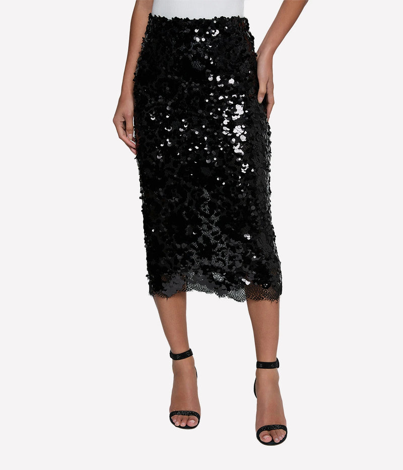 Makena Pencil Skirt In Black