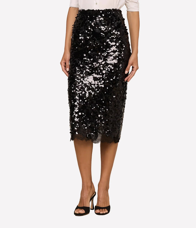 Makena Pencil Skirt In Black