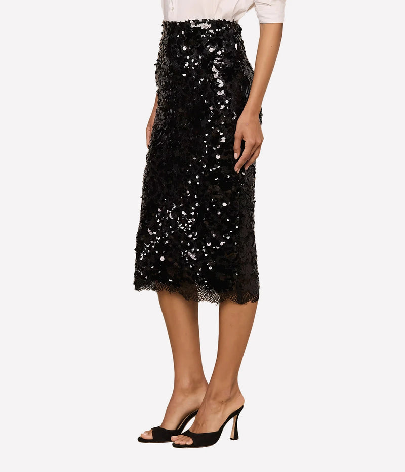 Makena Pencil Skirt In Black