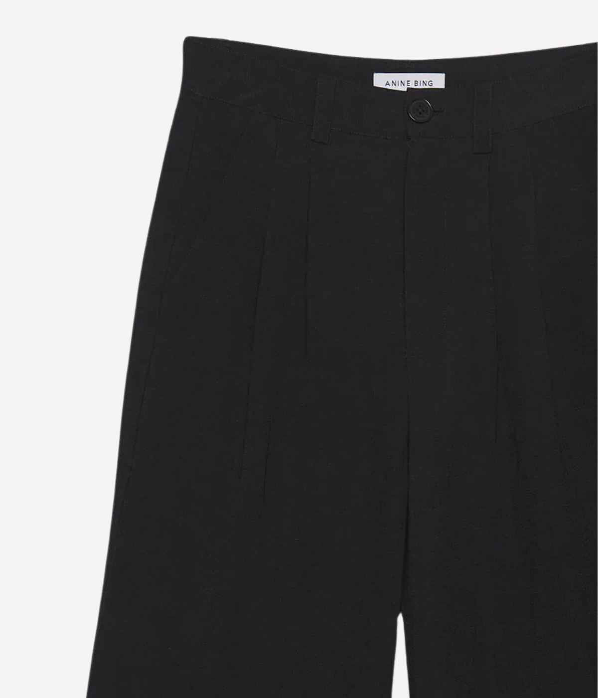 Carrie Pant in Black Linen Blend
