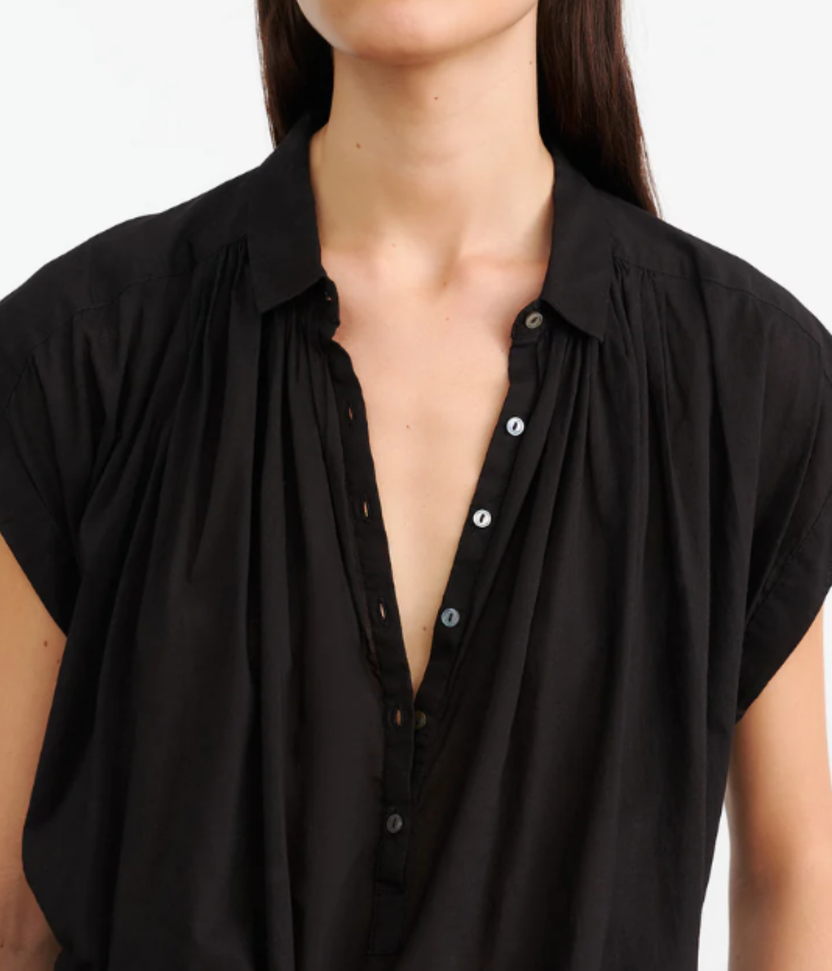 Normandy Blouse in Black