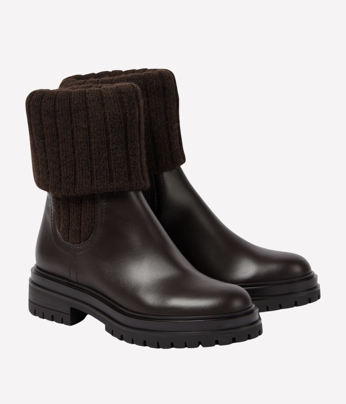 Tenney Calf Boot in Moka