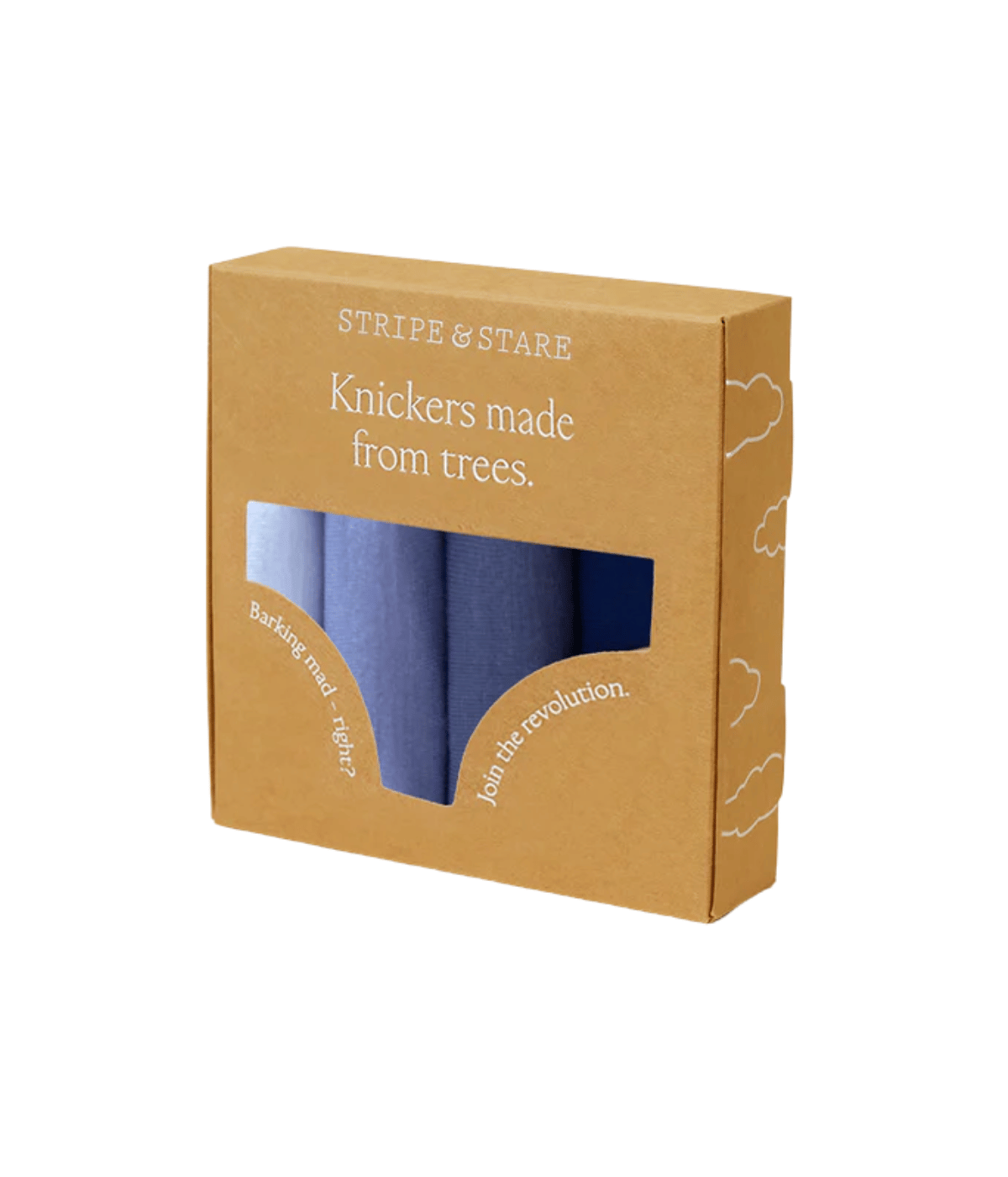 Knicker Four Pack in Denim Blue