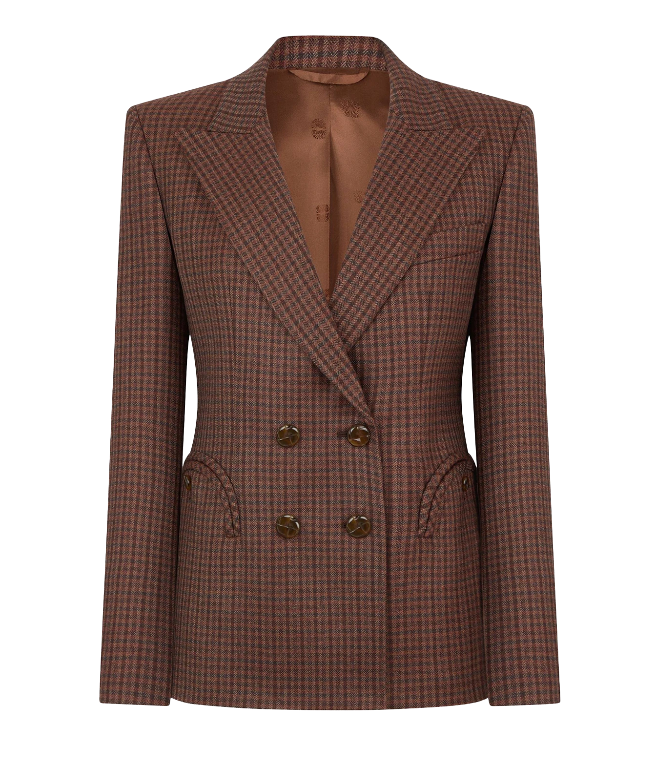 Moat Charmer Blazer In Brown
