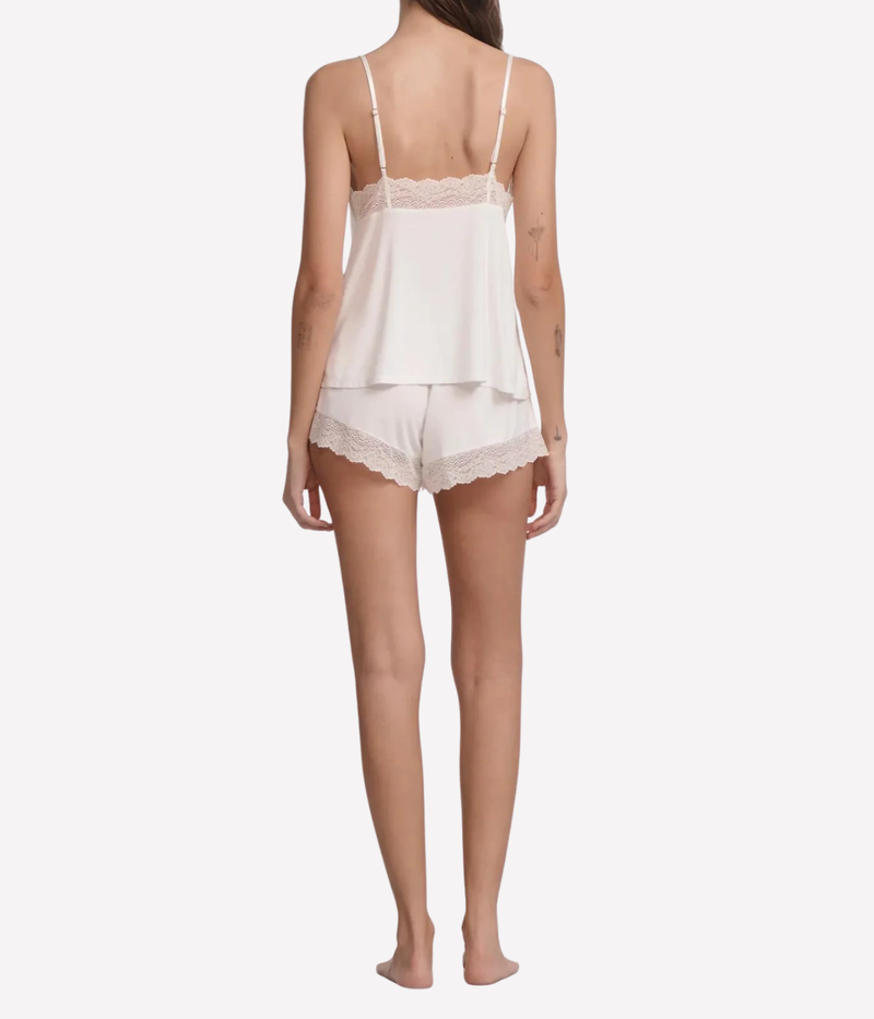 Lara Cami & Short PJ Set In Ivory
