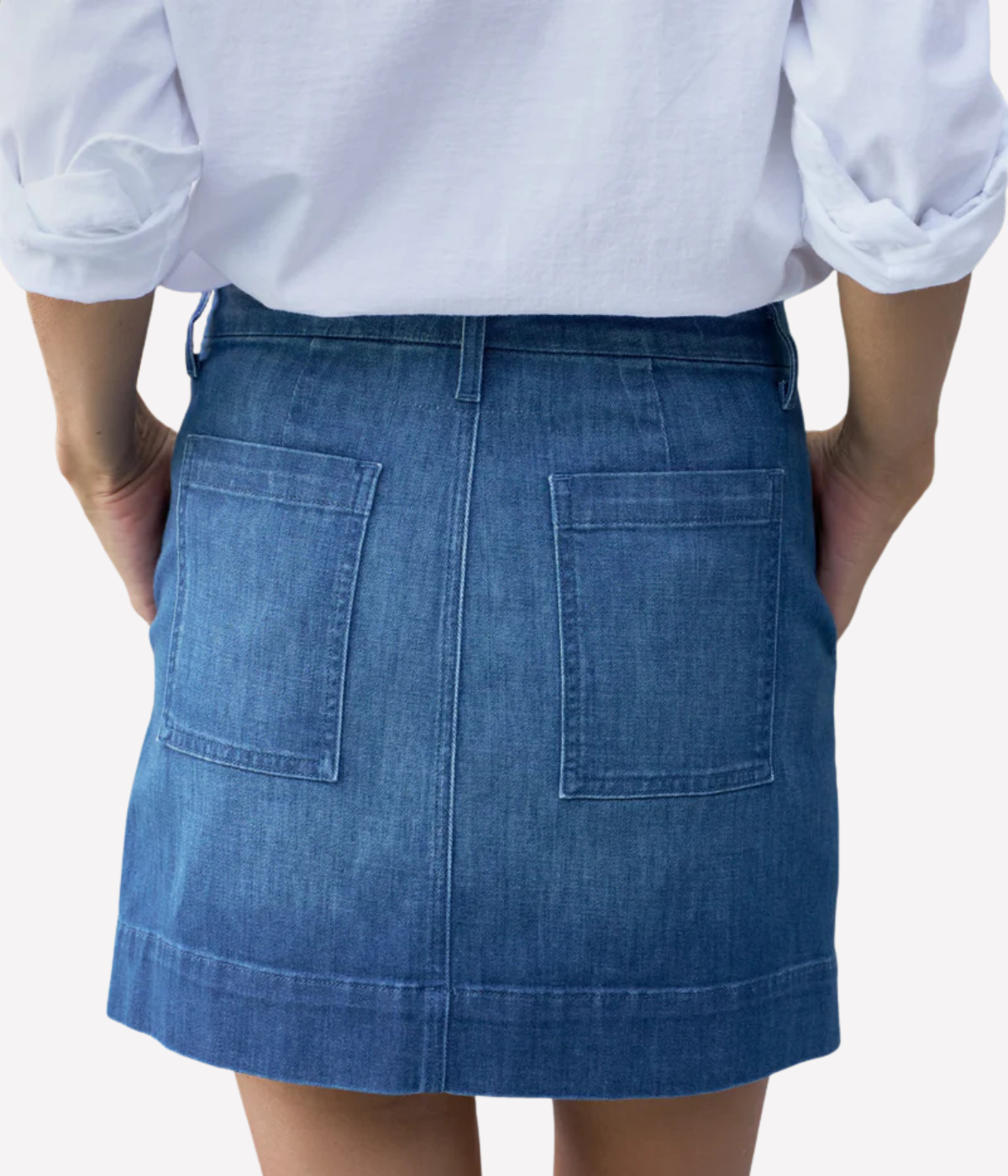 Jameson Skirt in Washed Blue