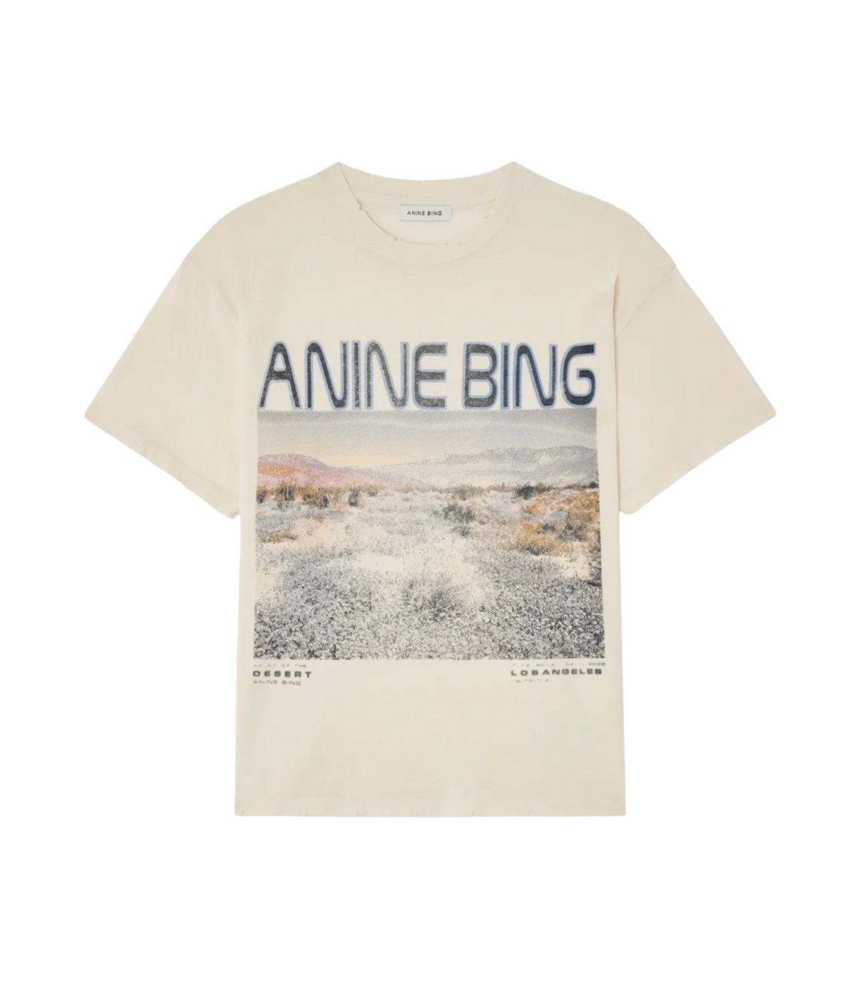 Cade Tee Wildflowers in Off White