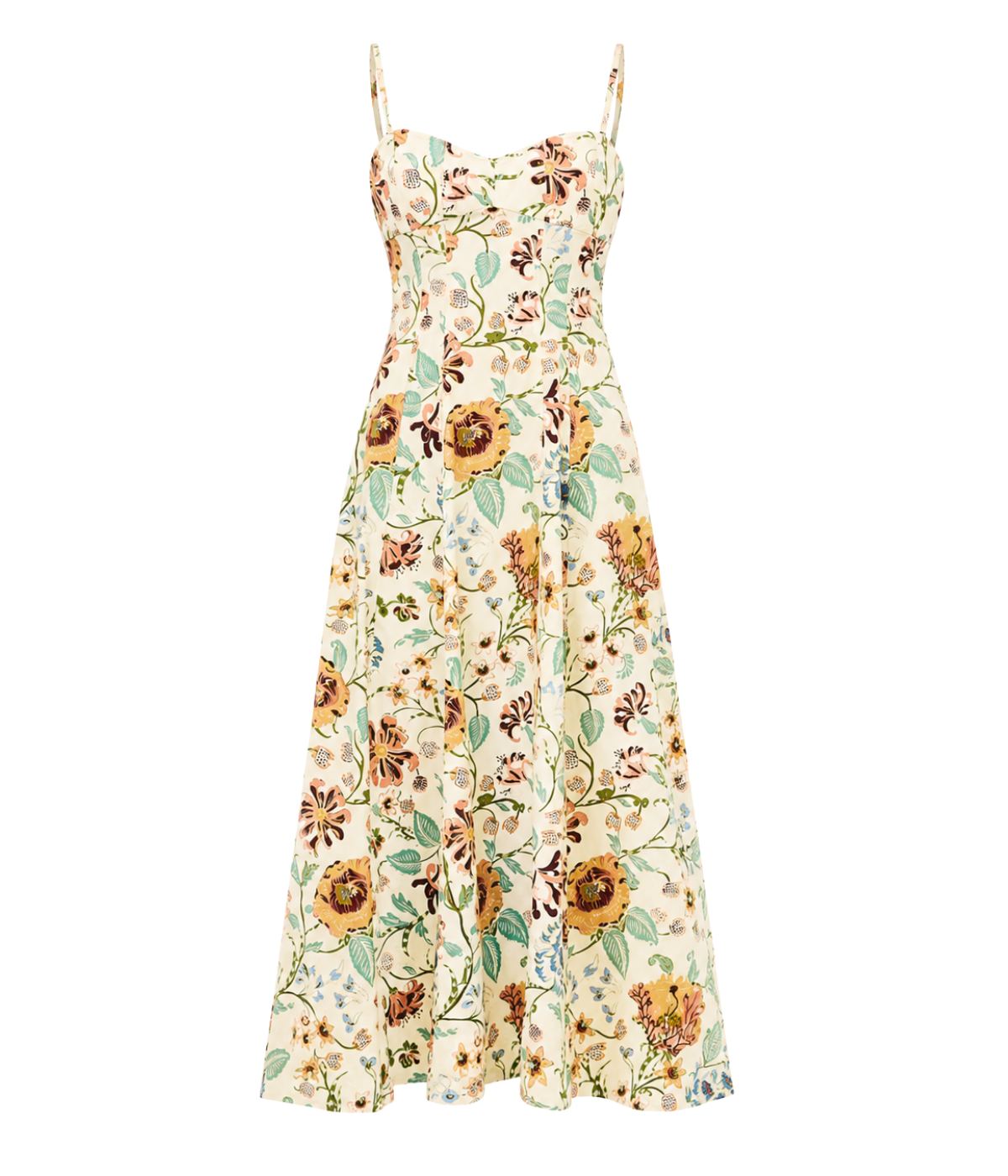 Fiora Cami Cotton Dress In Abalone
