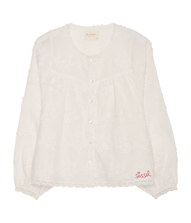 Delphine Top in Off White