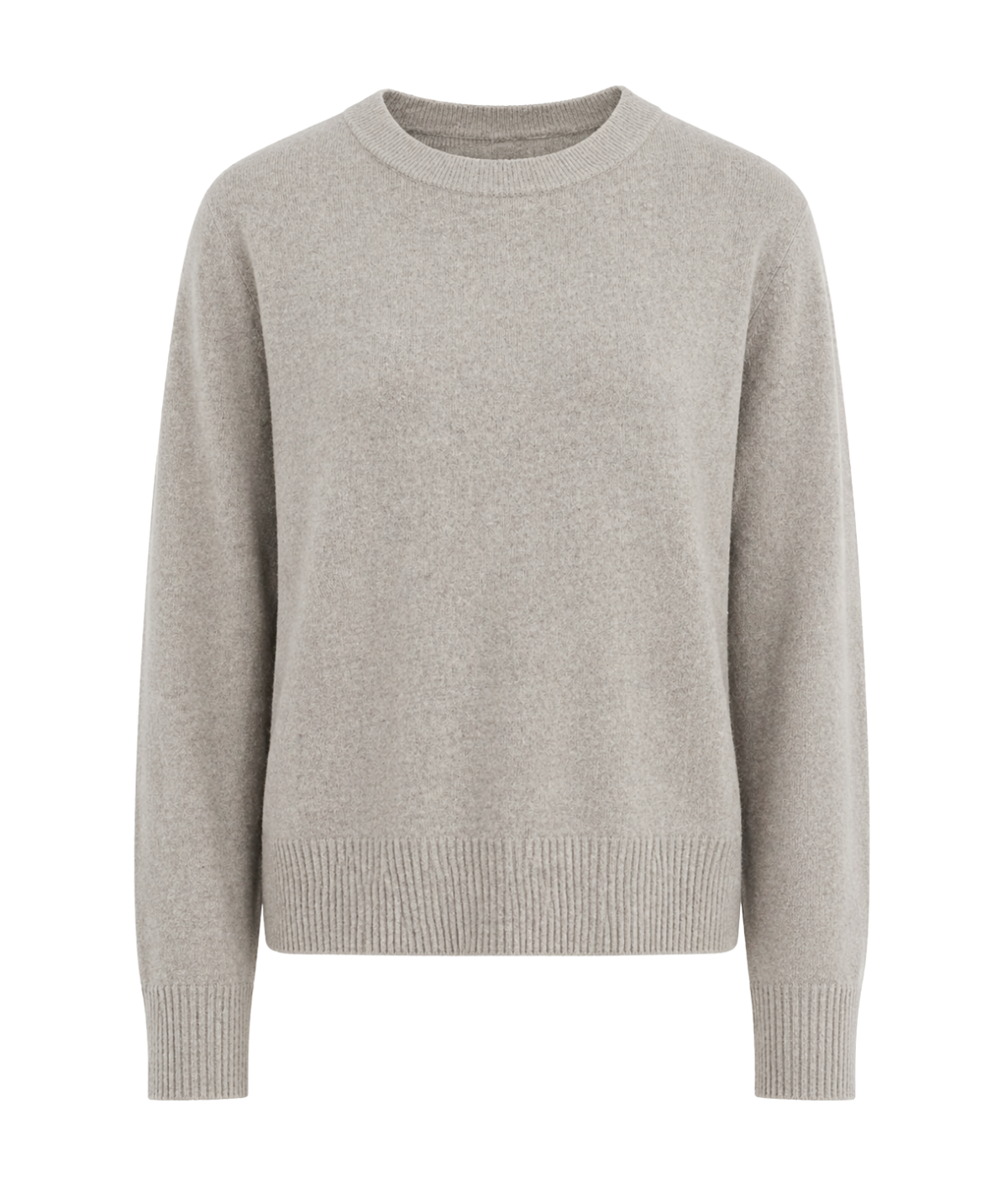 Cashmere Round Neck in Greige