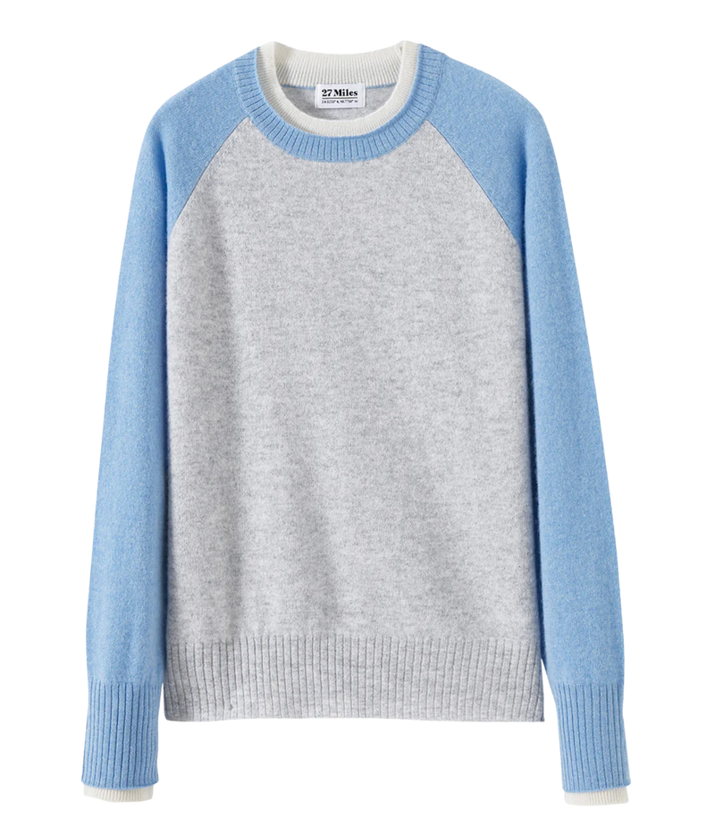 Proctor Baseball Tee in AZURE