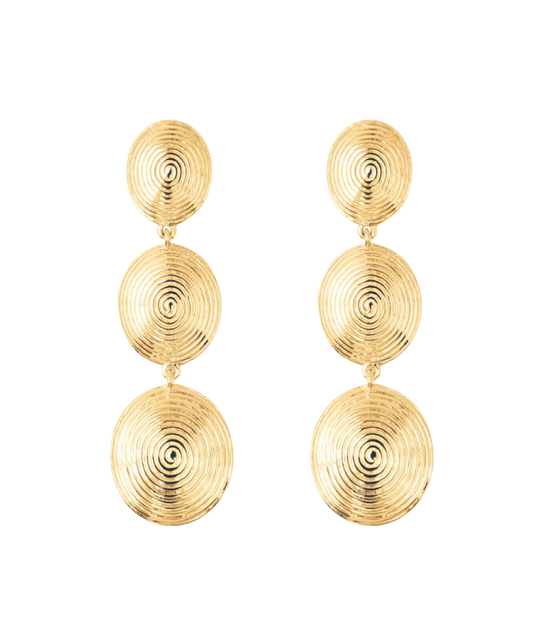 The Ruby Earrings In Gold