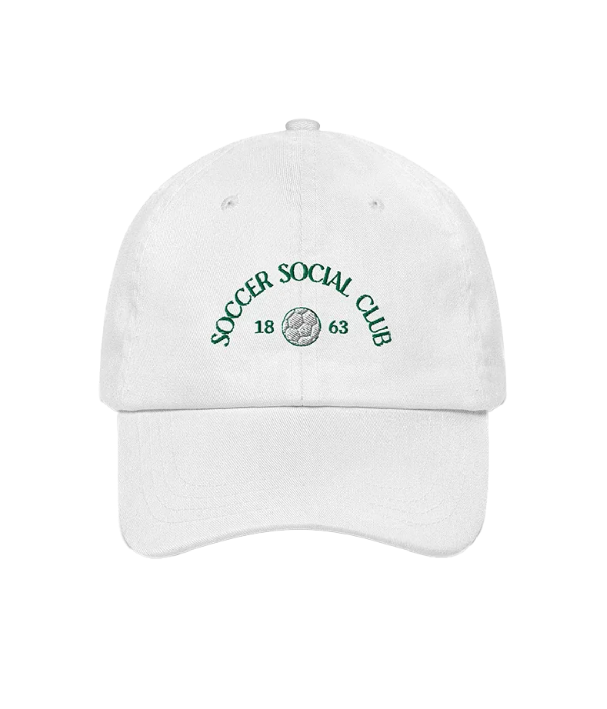 Soccer Social Club Cap in White