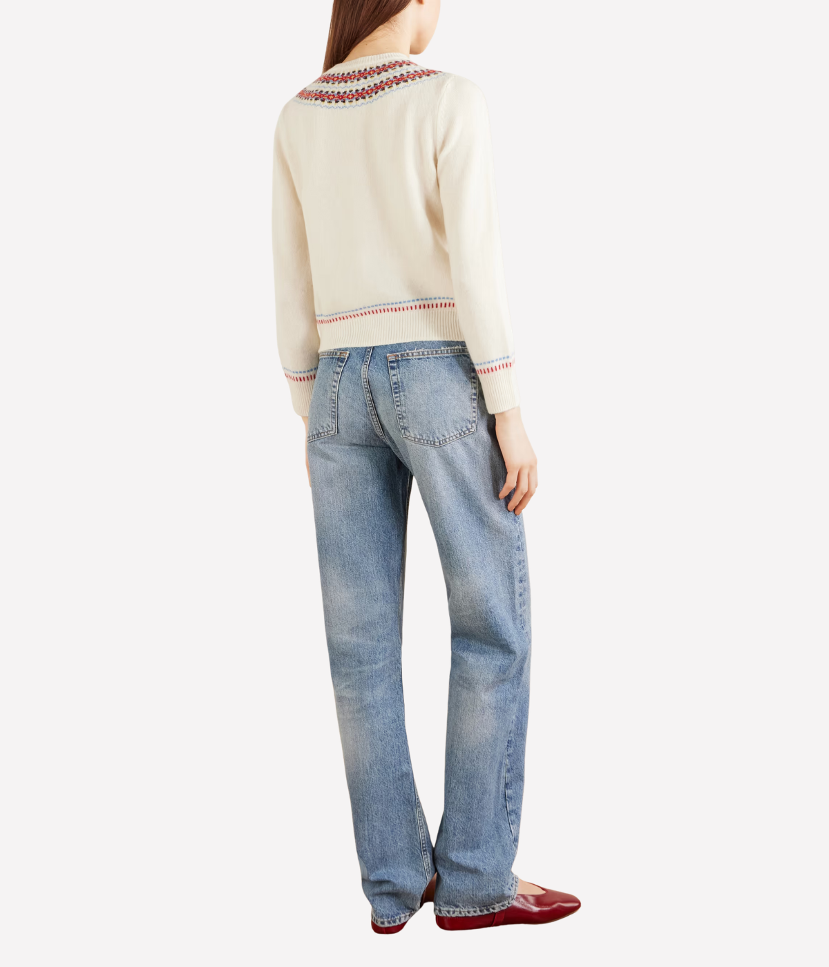 Olympe Cardigan in Ivory Annecy Fair