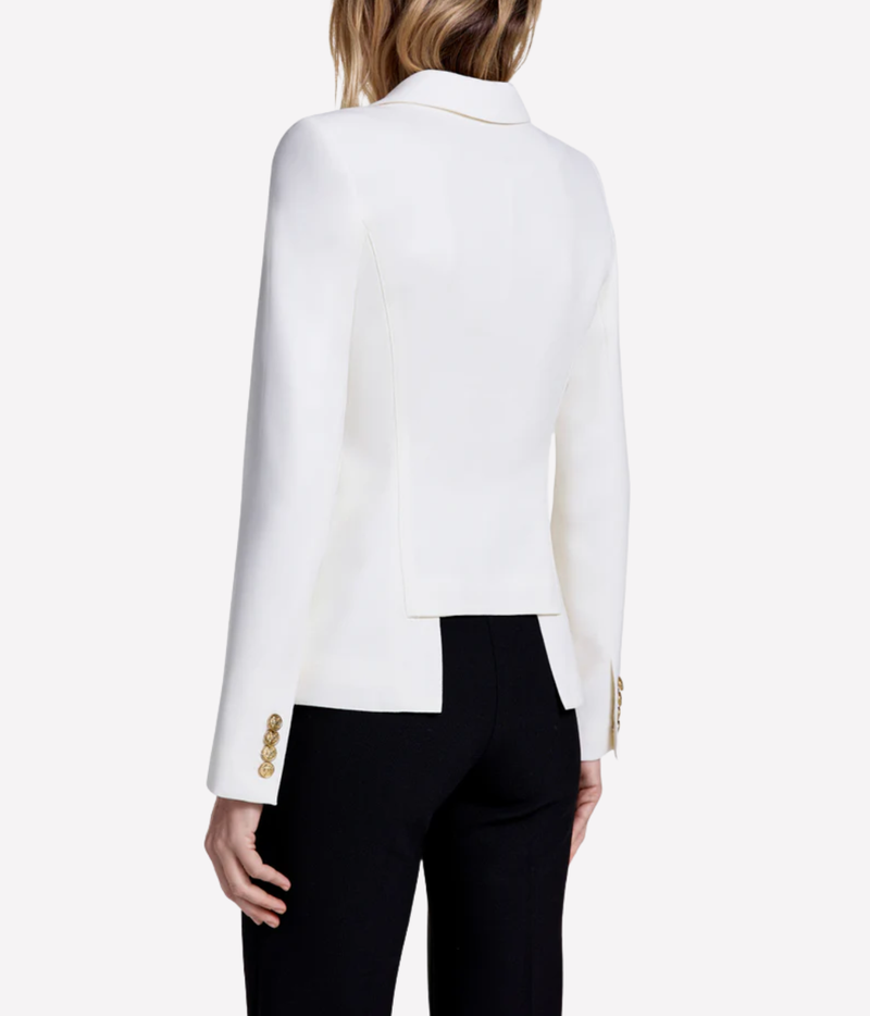 Classic Duchess Blazer In Ivory
