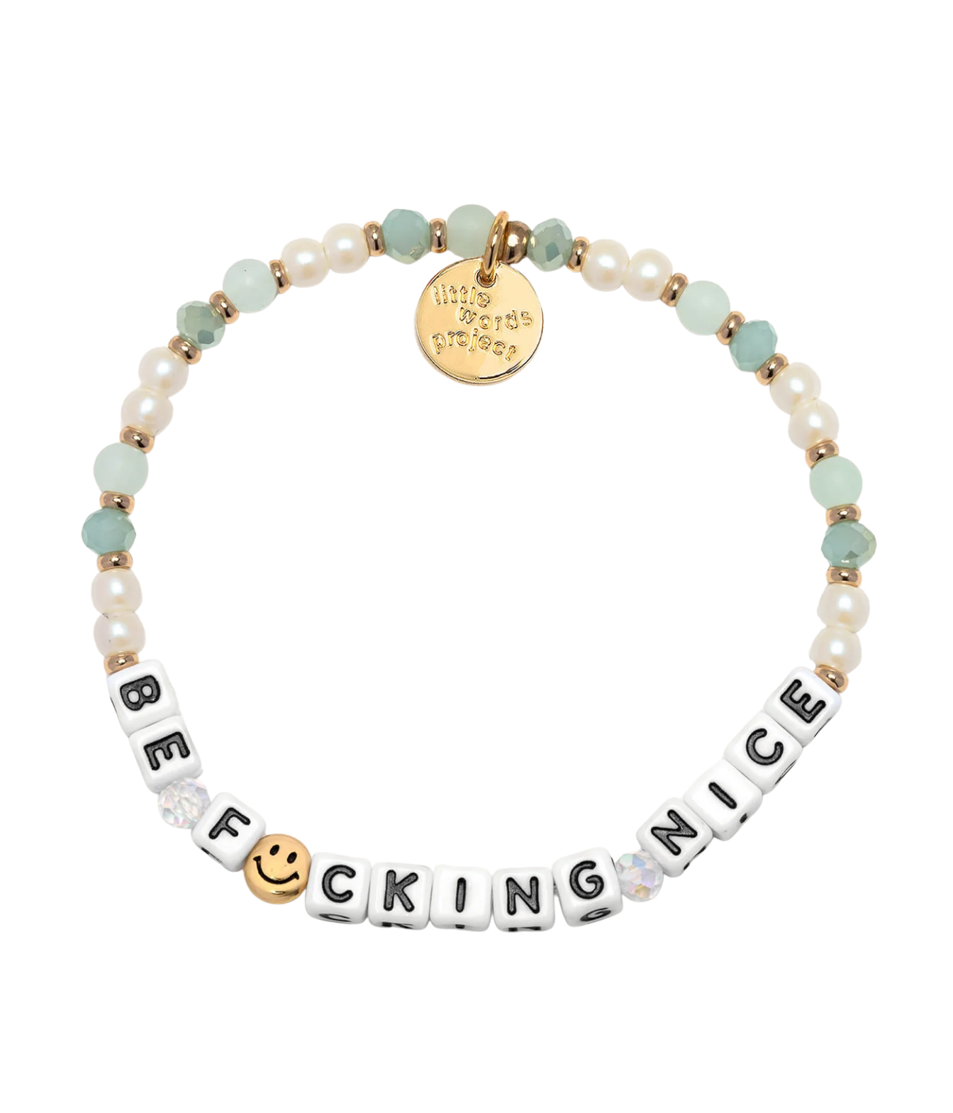 Be F*cking Nice Bracelet in White