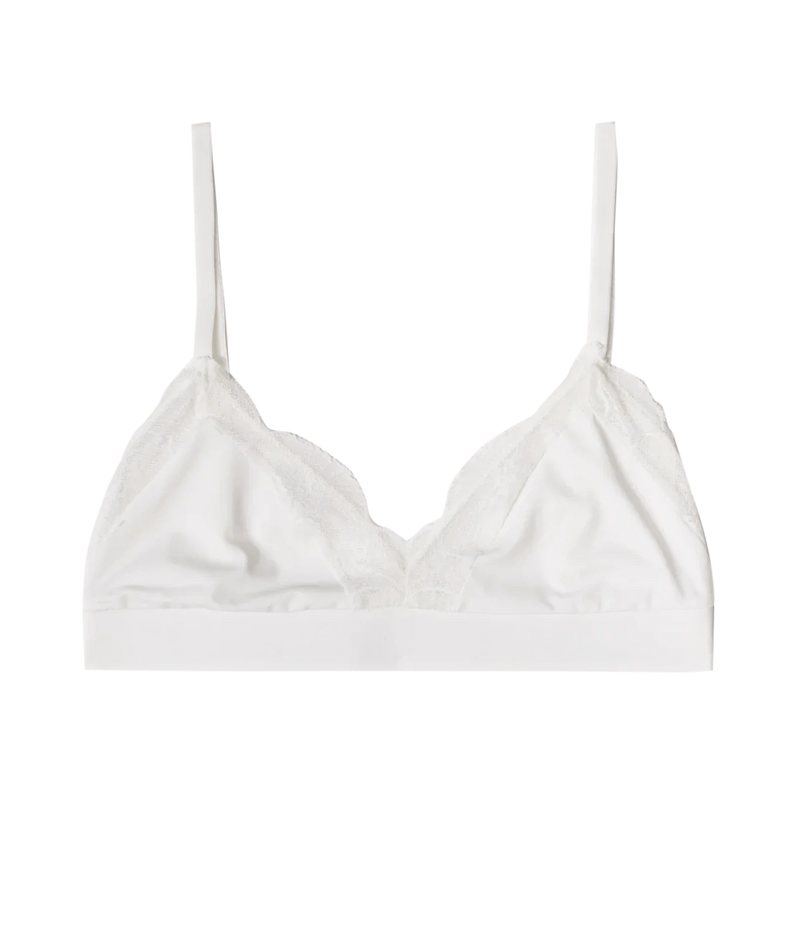 Anemone Soft Triangle Bra in Ivory