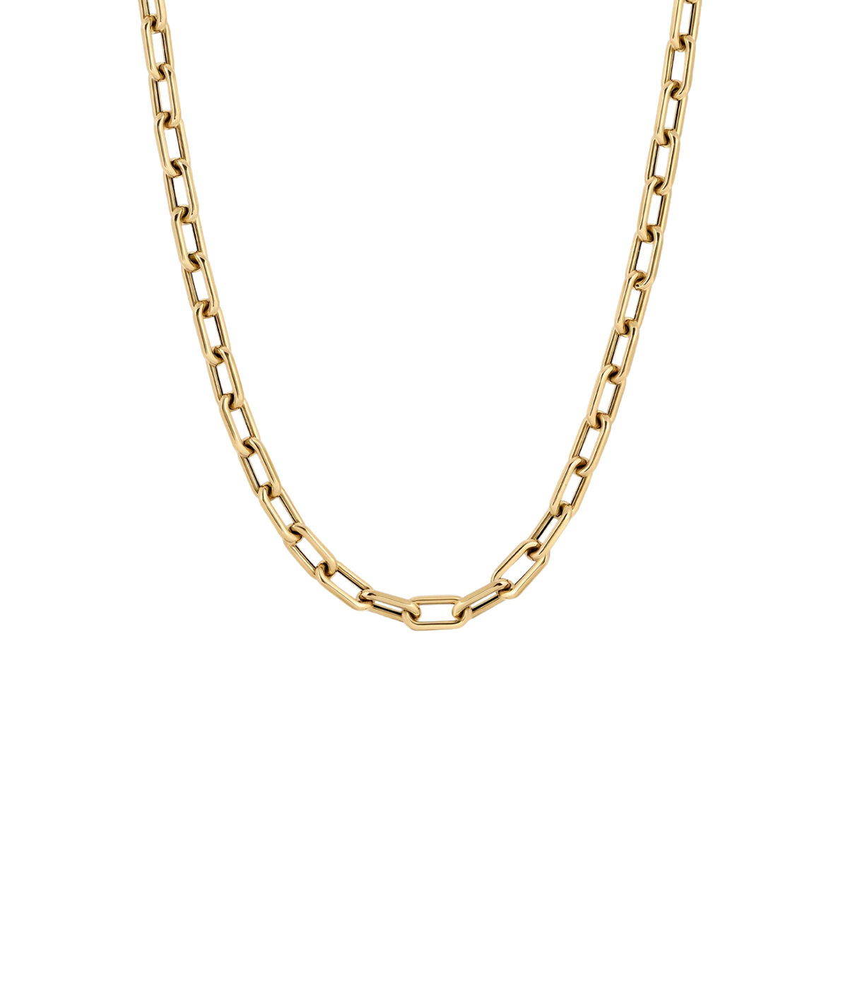 5.3Mm 16Inch Italian Chain Link Necklace In 14K Yellow Gold