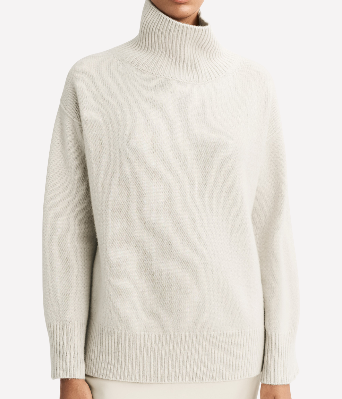 Brushed Cardigan in Chalk