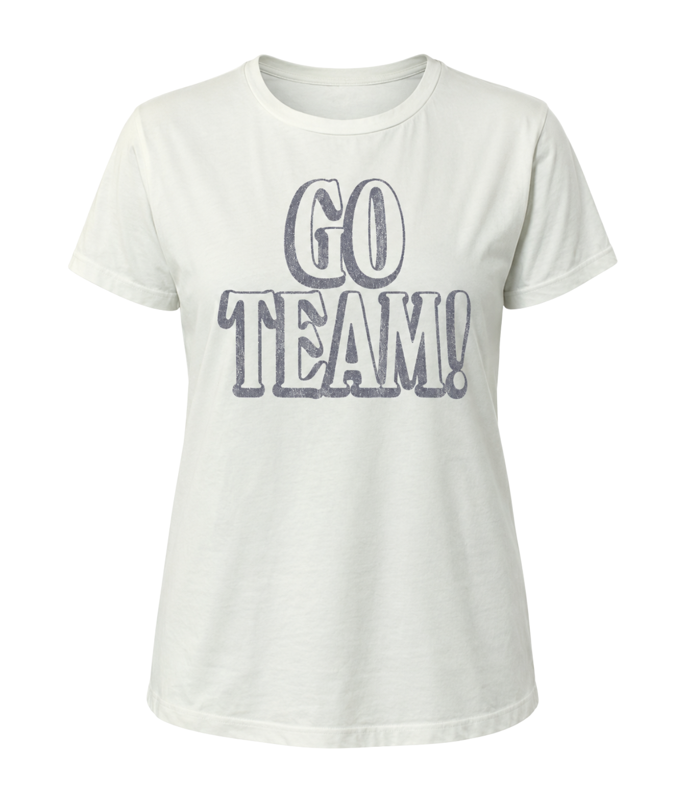 Go Team Vintage Tee in Vintage White