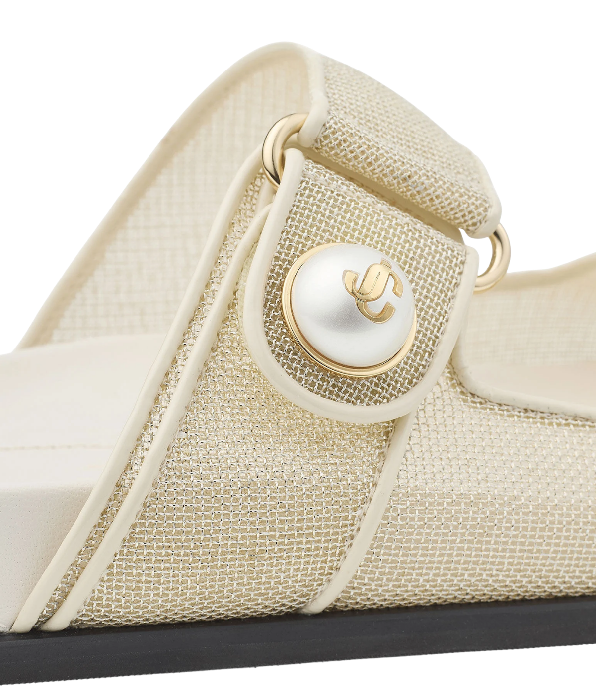 Fayence Sandal In Champagne Latte