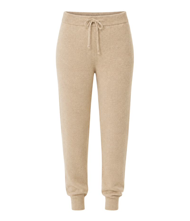 Colorado Cashmere Pant Knitwear In Oatmeal