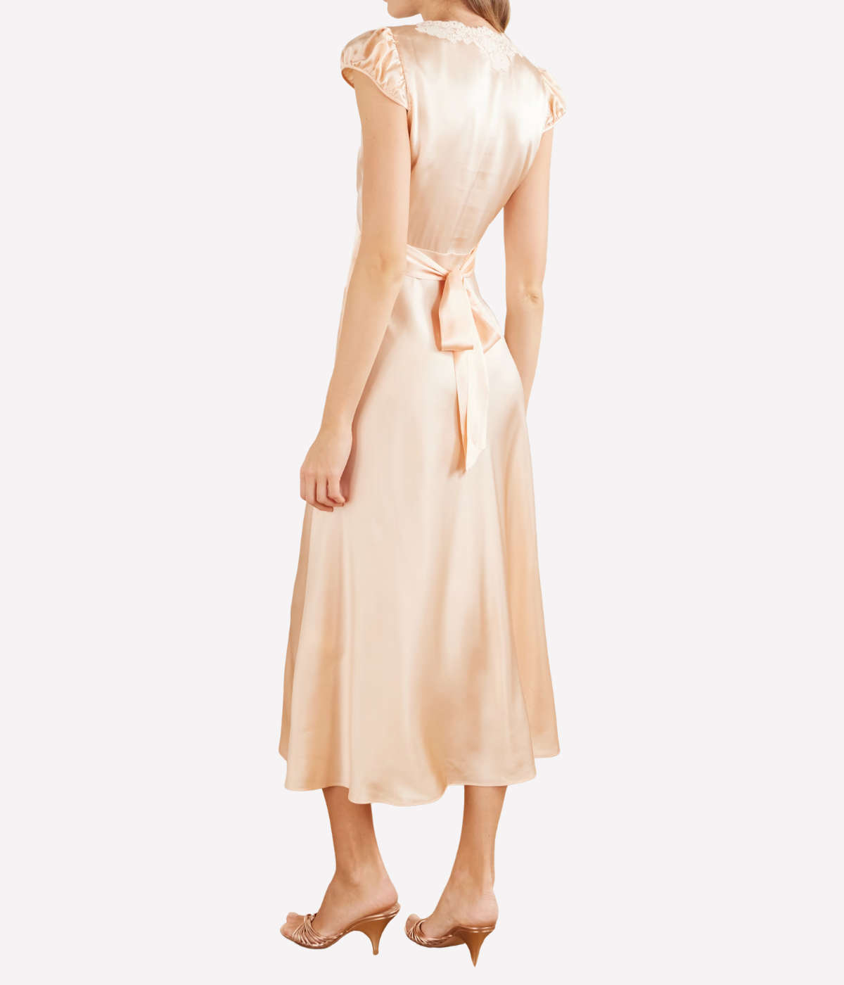 Coraline Dress in Peach Sorbet