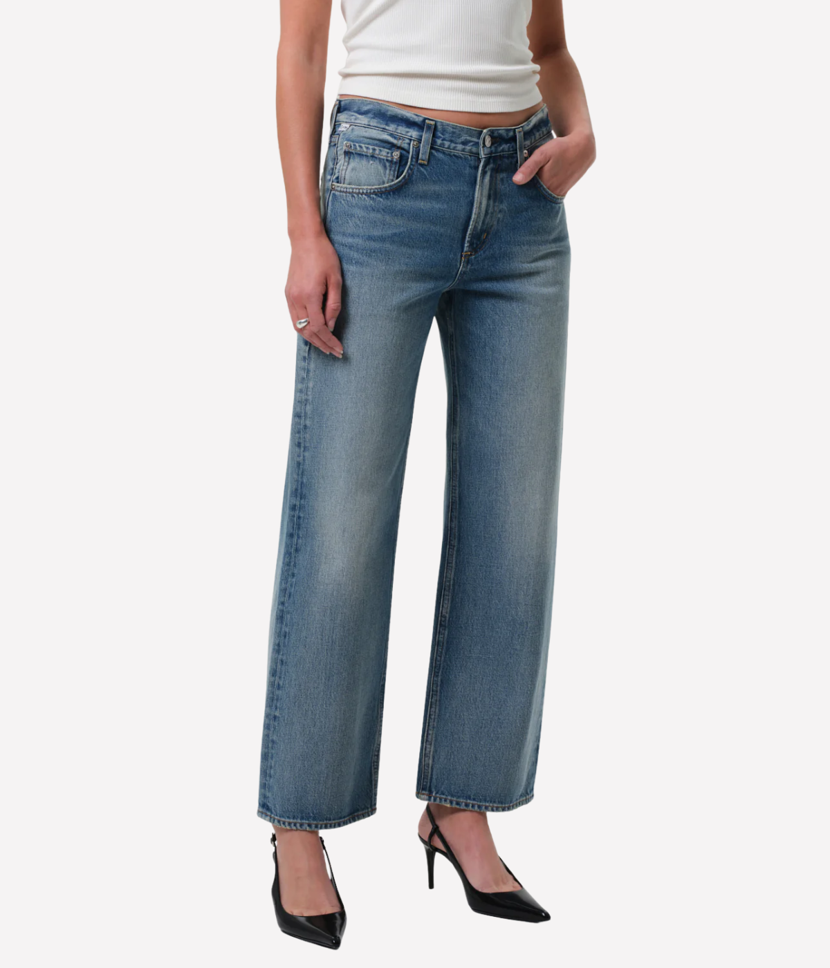 Lindz Low Rise Jean In Bijou