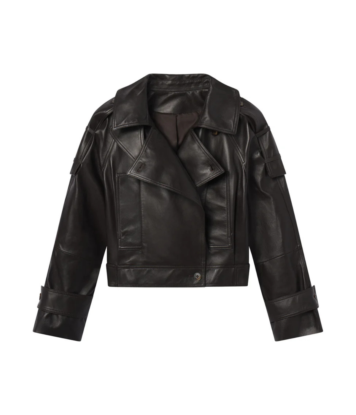 Miles Jacket in Deepest Brown