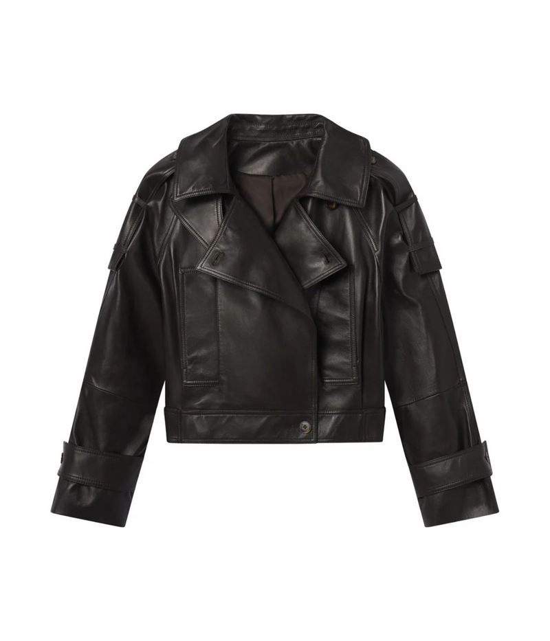 Miles Jacket in Deepest Brown