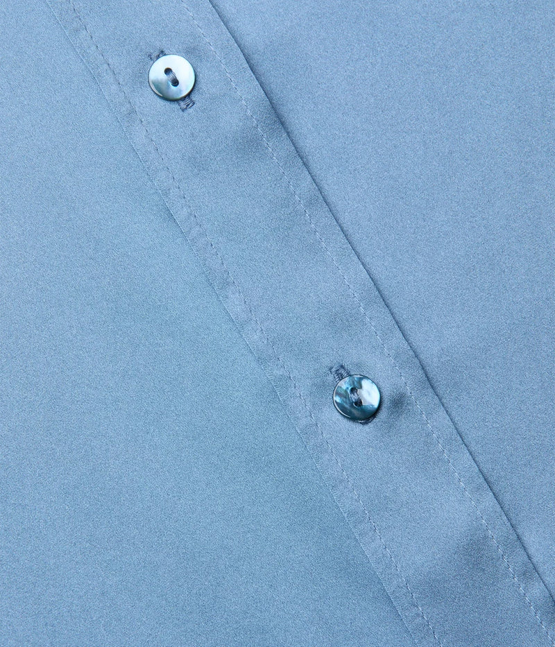 Dani 3/4 Sleeve Blouse in Blue Mist