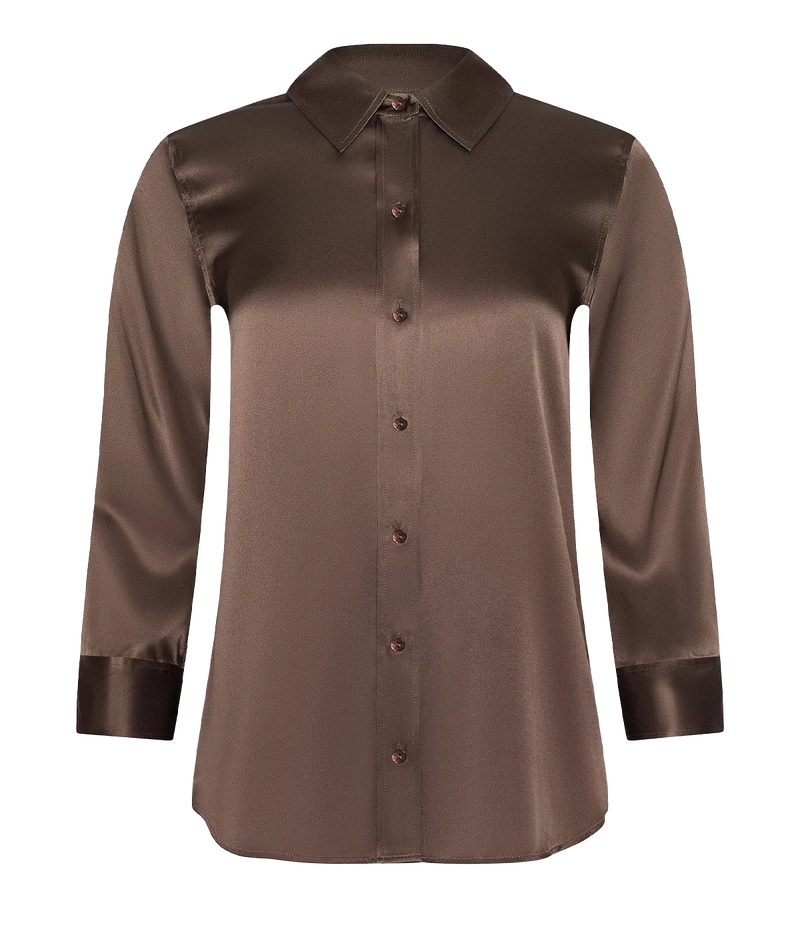 Dani 3/4 Sleeve Blouse In Cardamom