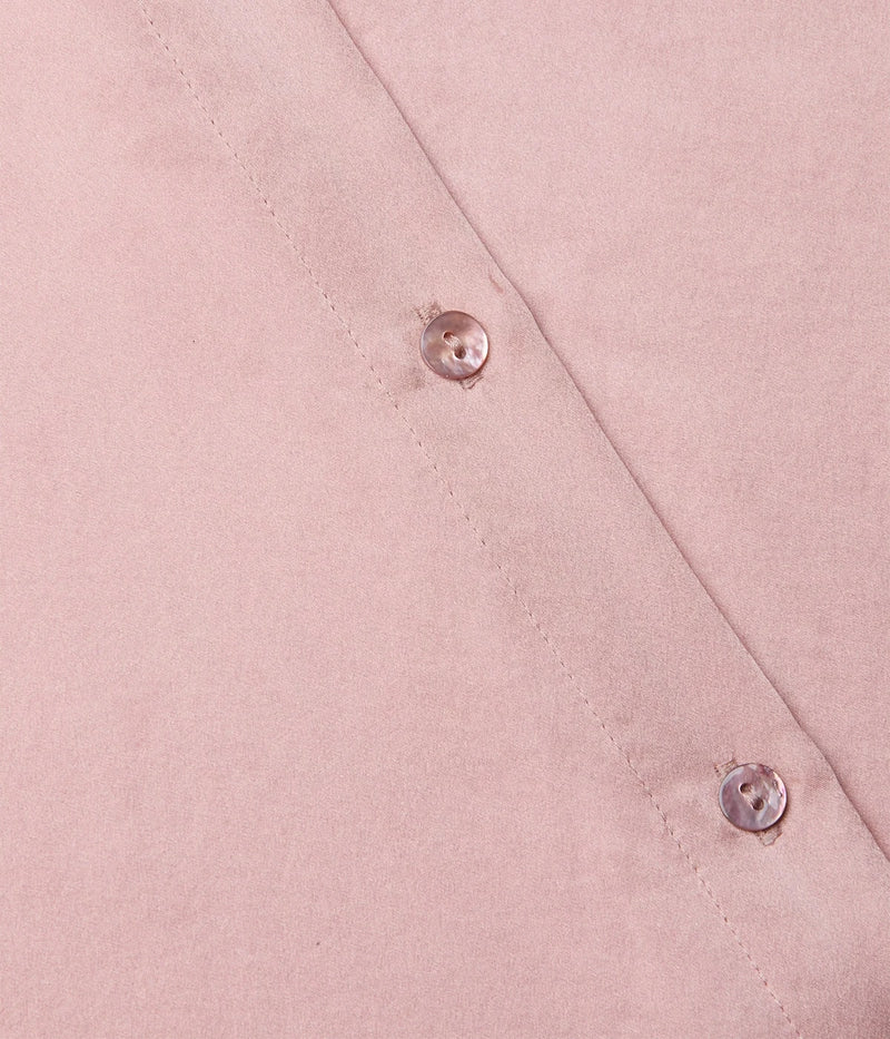 Tyler Long Sleeve Blouse In Misty Rose
