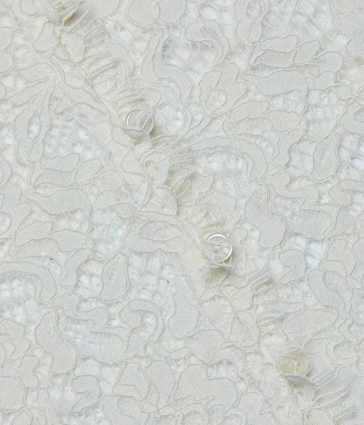 Anita Lace Button Up In Ivory