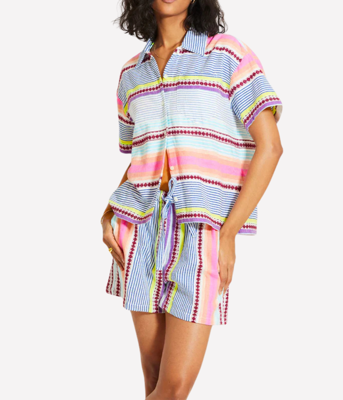 Tuuli Cabana Shirt in Cirq Citrus