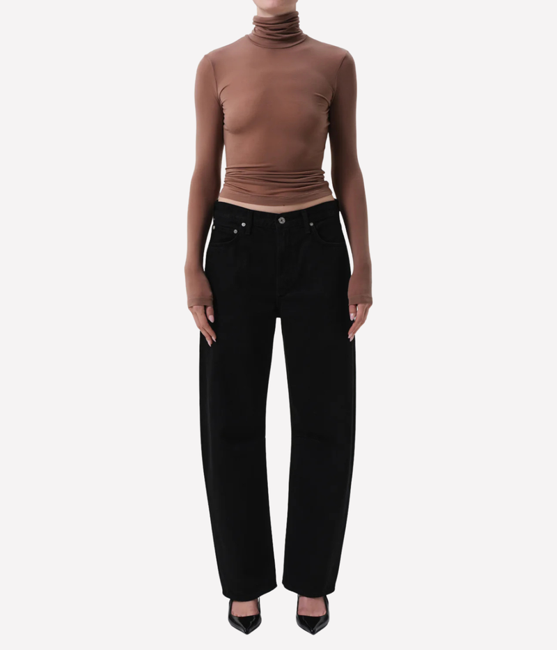 Miro Jean In Solid Black