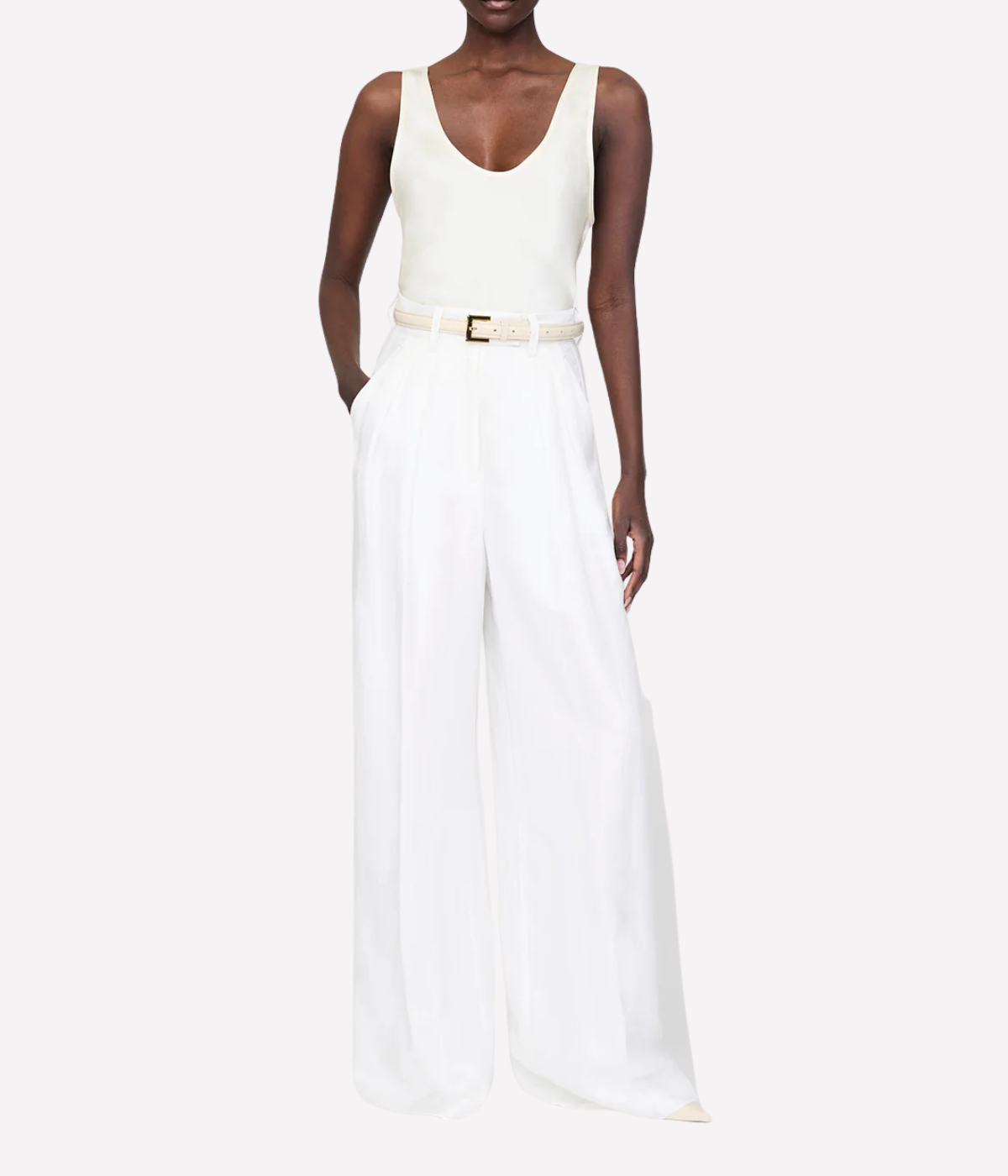 Lea Top in Snow White