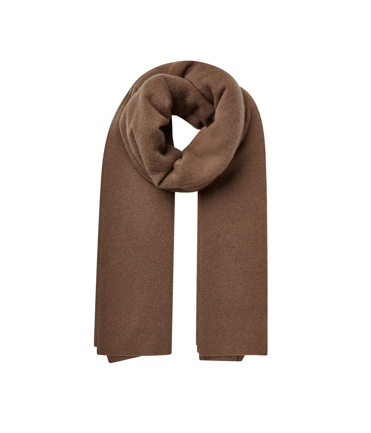 Cashmere Travel Wrap in Saddle Brown