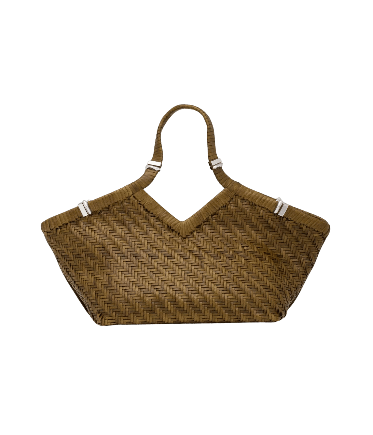 Usha Buffalo leather Bag in Coriandolo