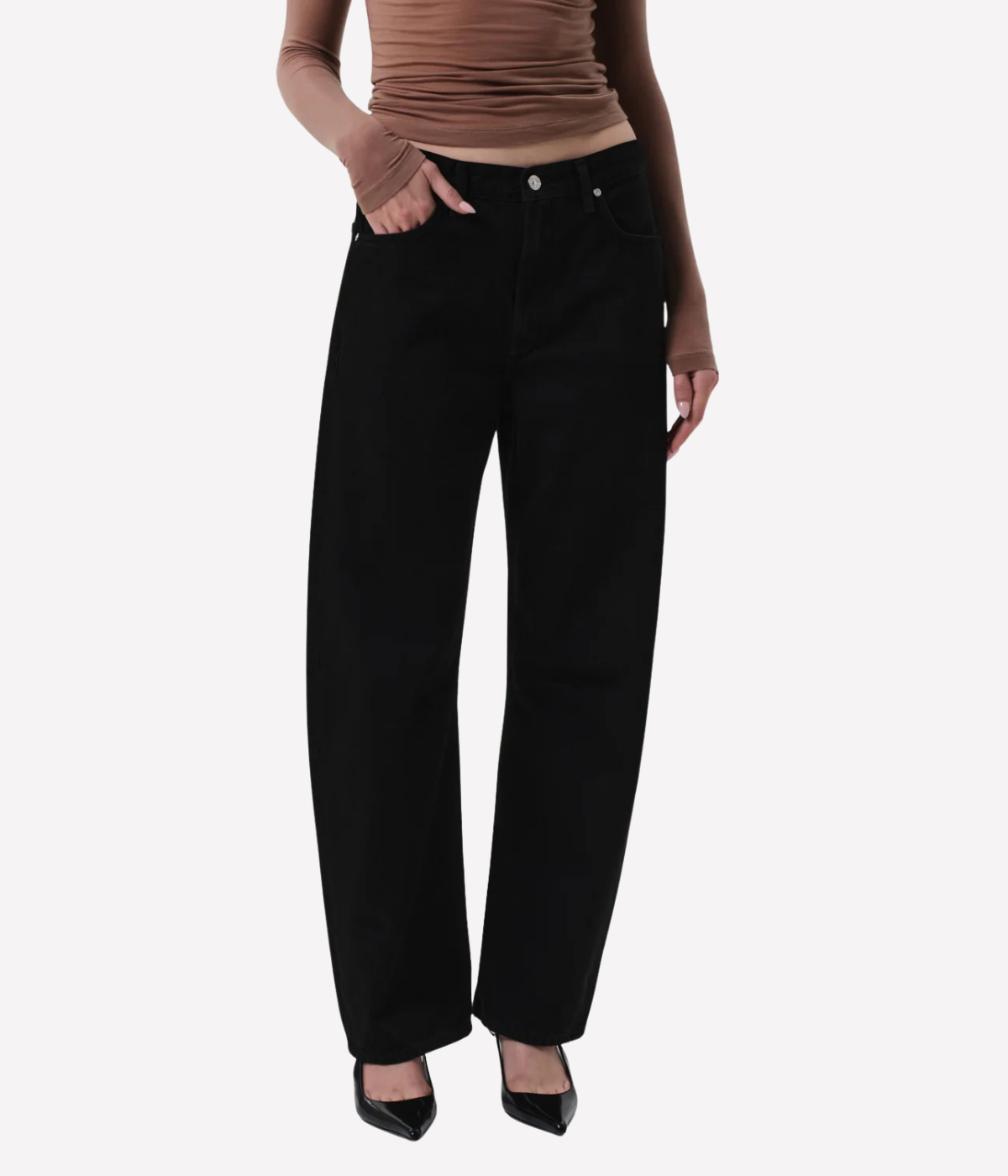 Miro Jean in Solid Black