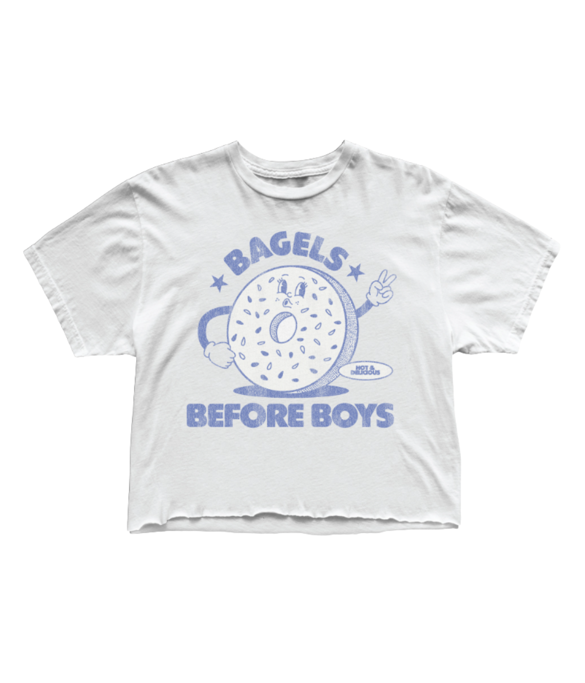 Bagels Tee in White