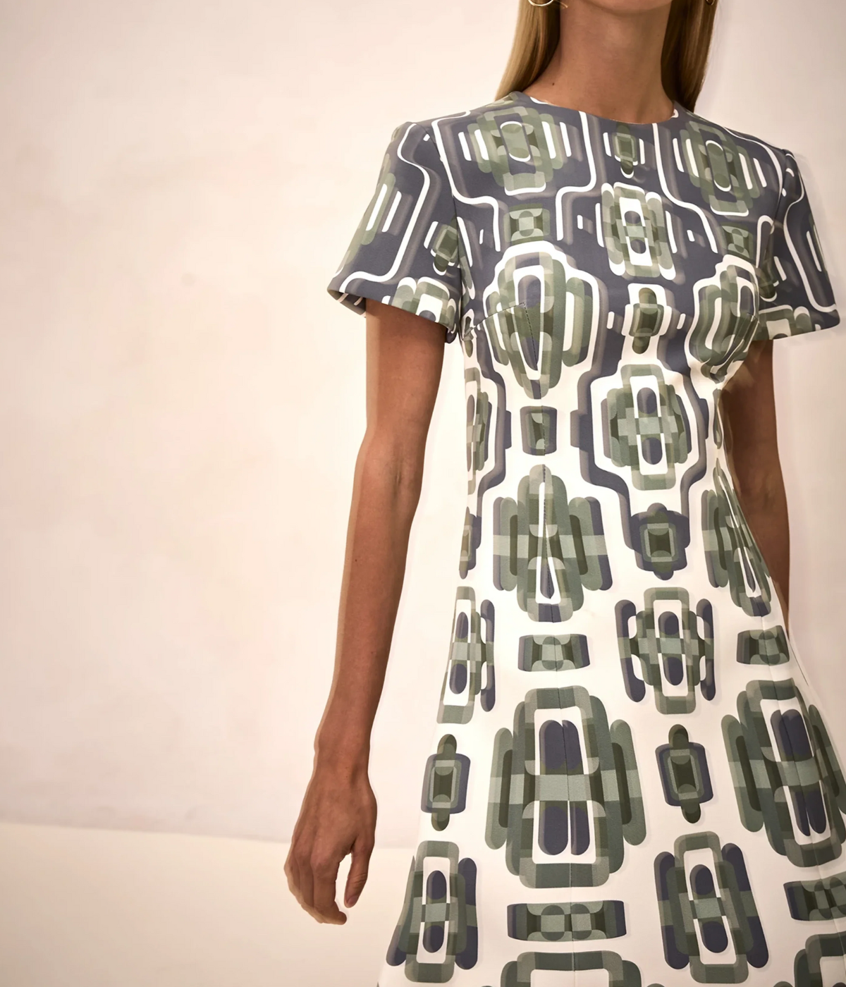 Silva Dress in Blue Sage