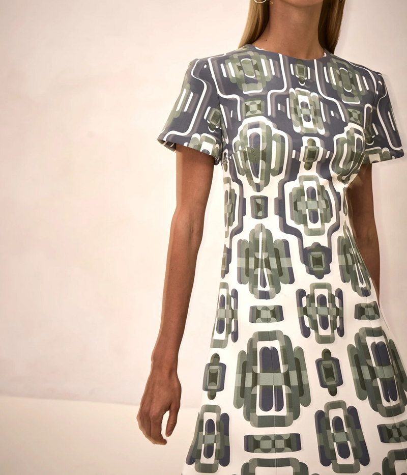 Silva Dress in Blue Sage