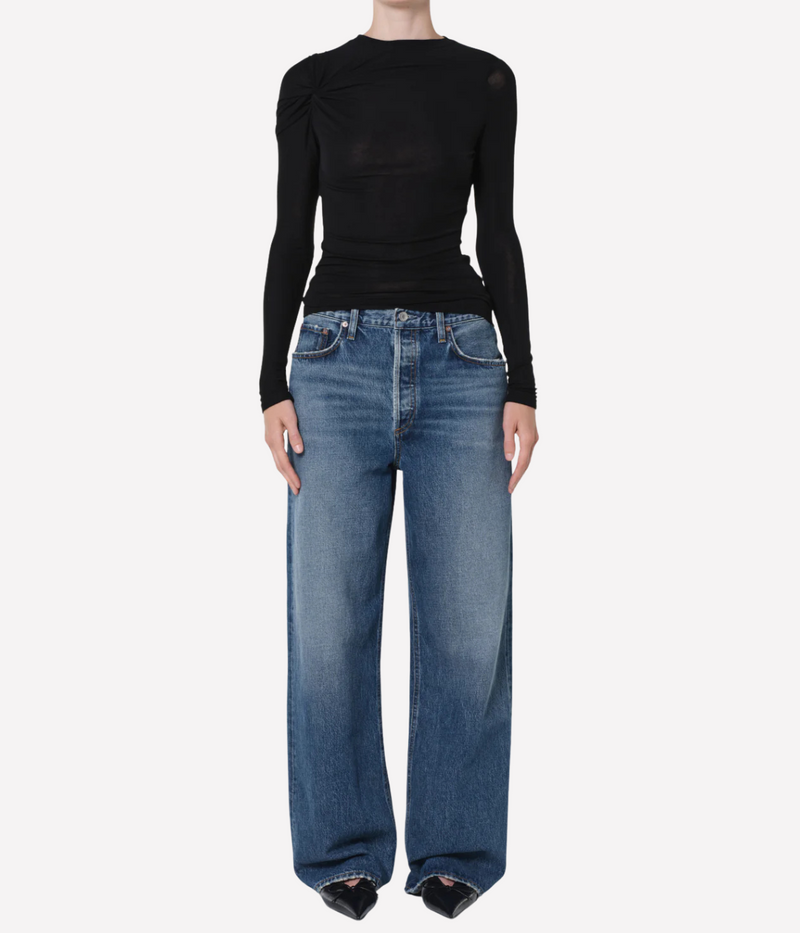 Low Slung Baggy Jean in Selection