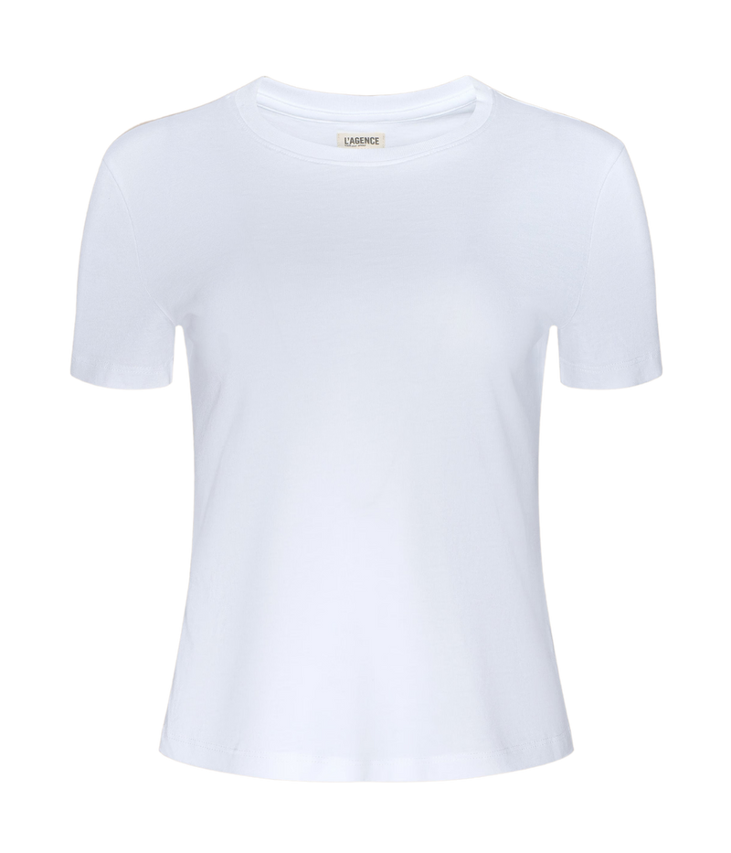 Aileen Short Sleeve Tee In White