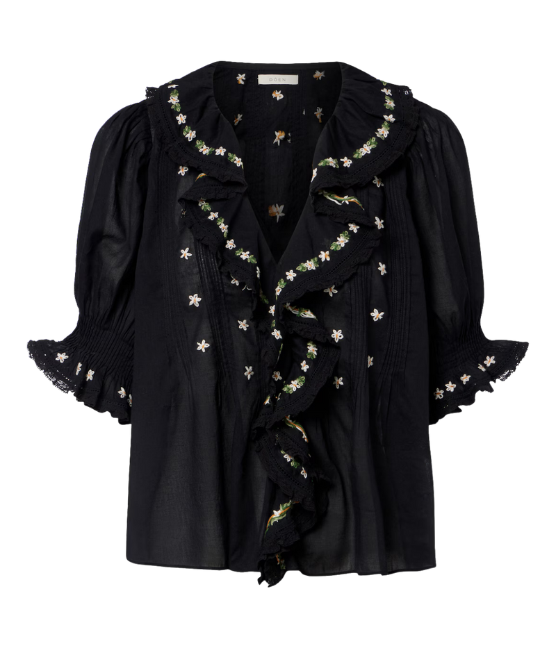 Hettie Top In Black