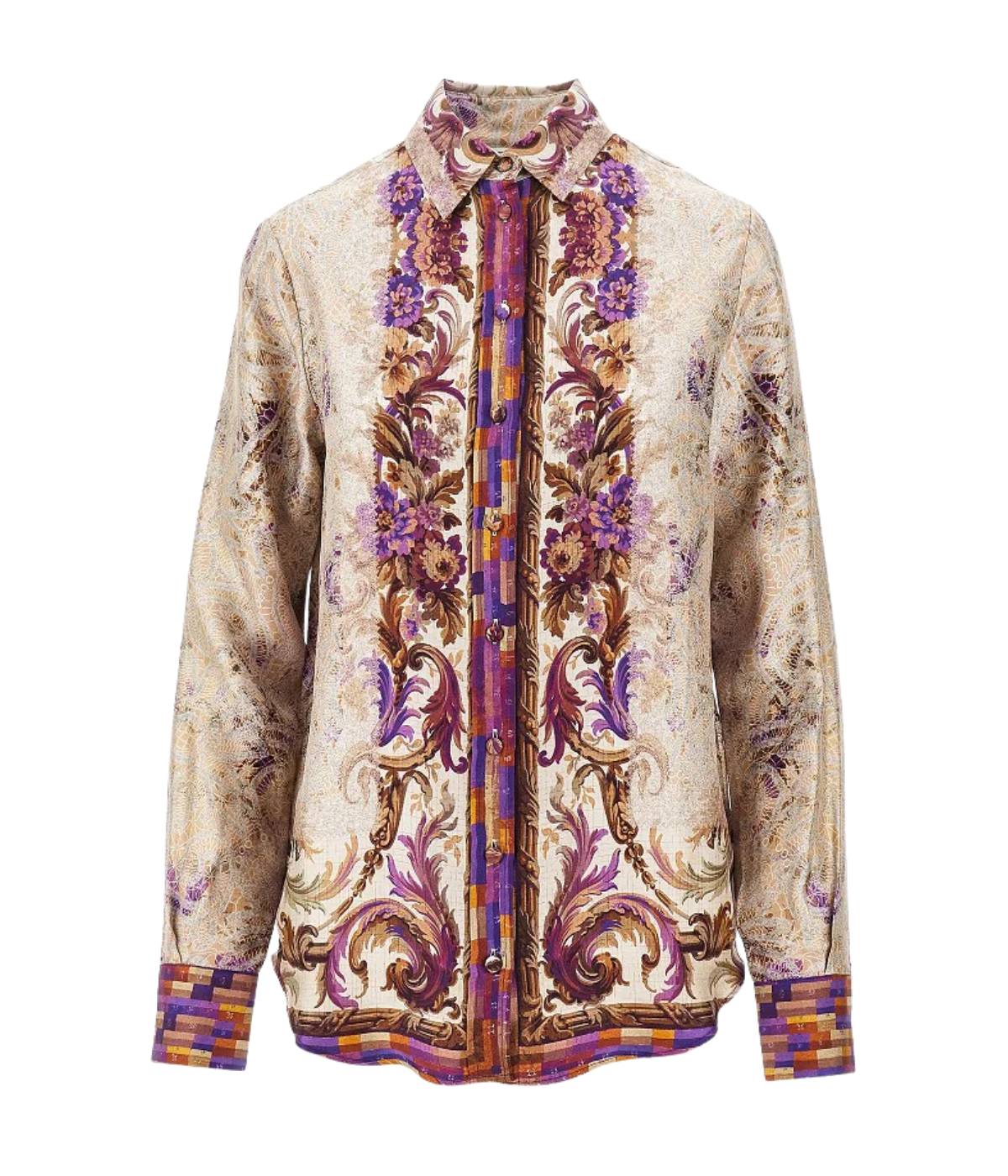 Aloe Silk Longsleeve Shirt in 517892/101