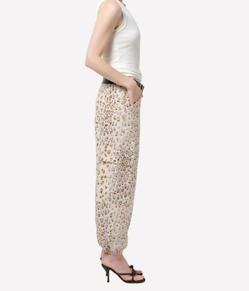 Ciela Balloon Utility Pant in Cheetah