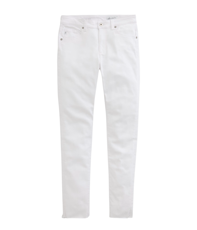 Farrah Ankle Jean In White
